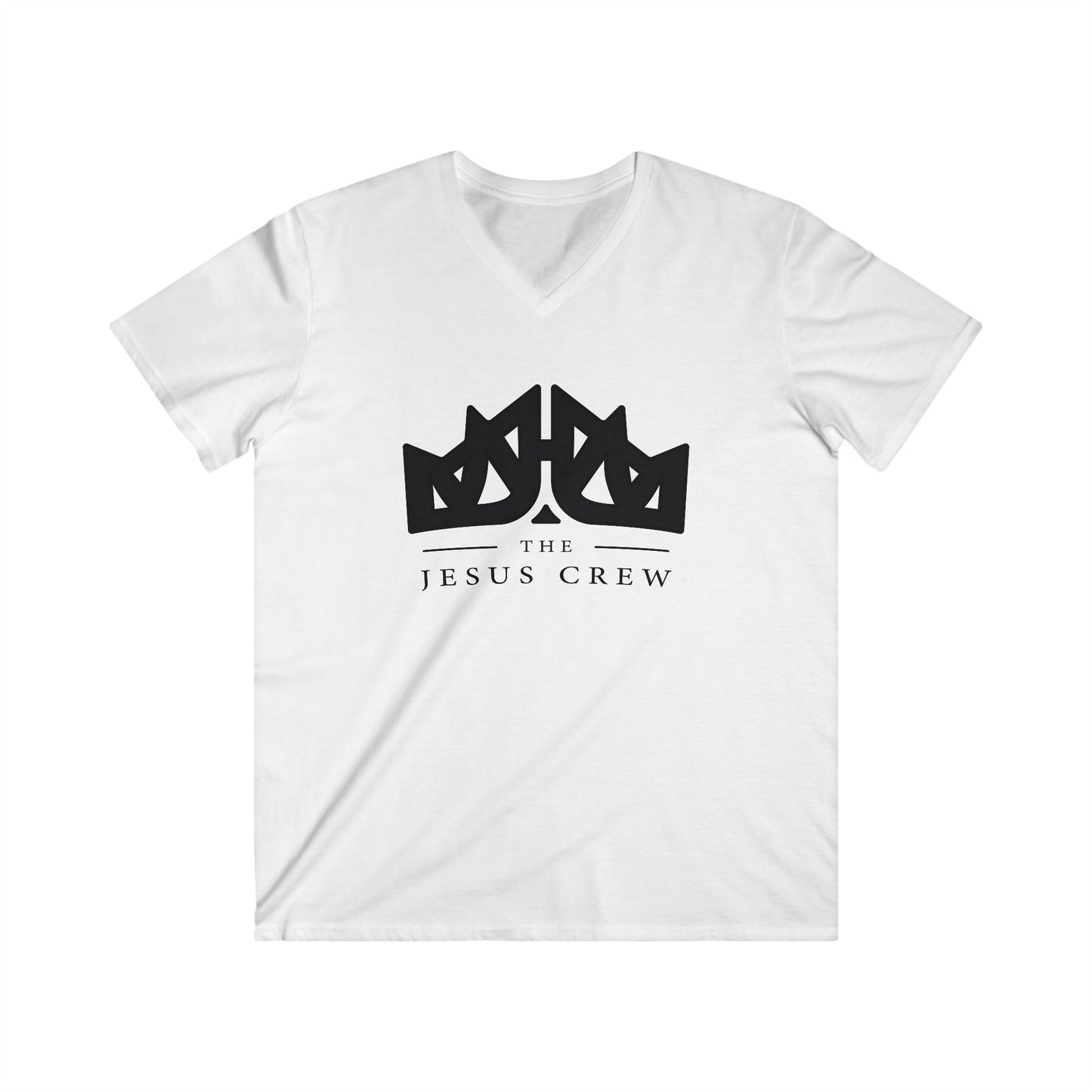 men's fitted v-neck short sleeve tee