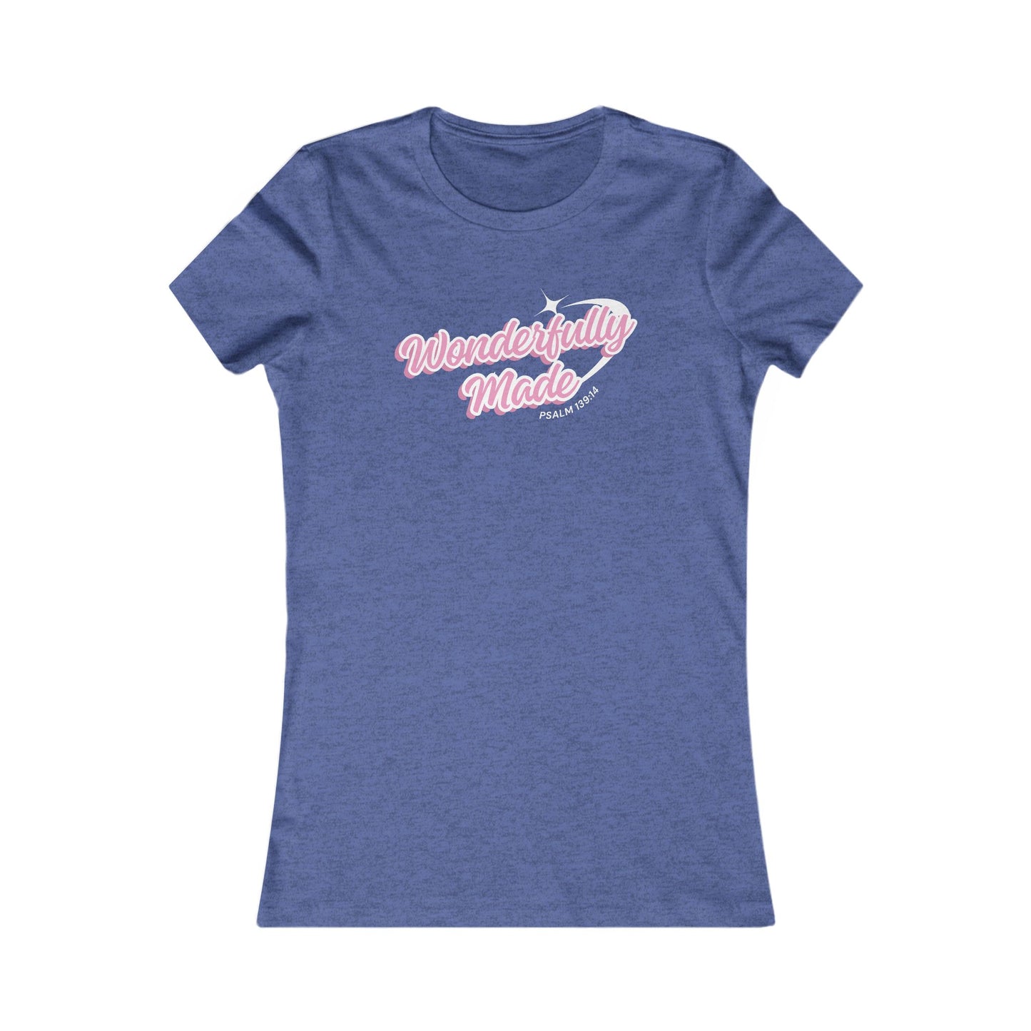 "wonderfully made" women's tee