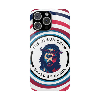 "The Jesus Crew" iPhone 16-14 Slim Phone Cases