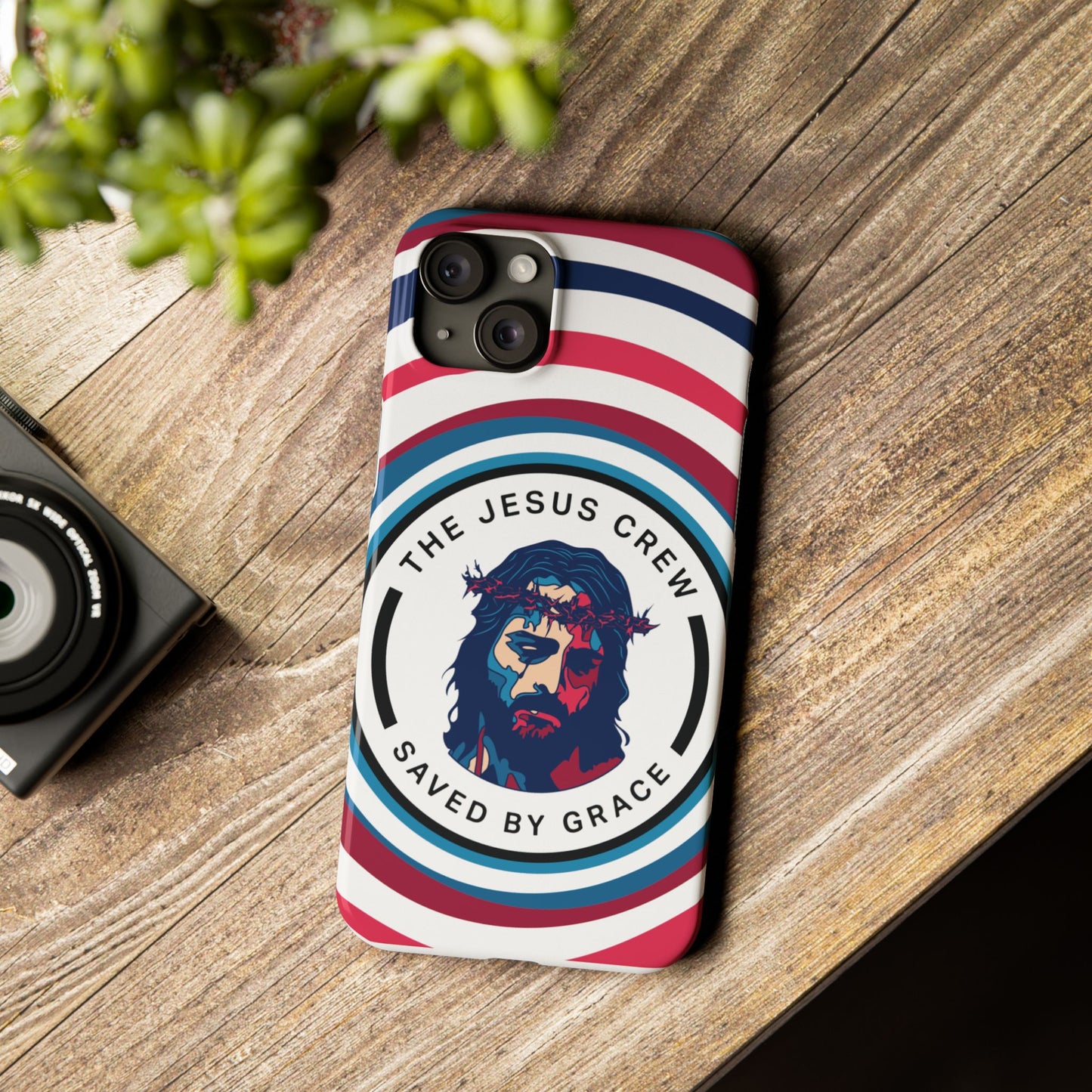 "the jesus crew" iphone 16-14 slim phone cases