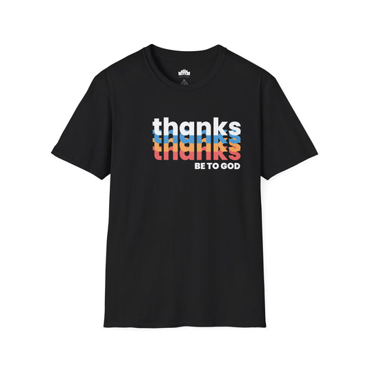 "Thanks Be to God" Women's Softstyle T-Shirt