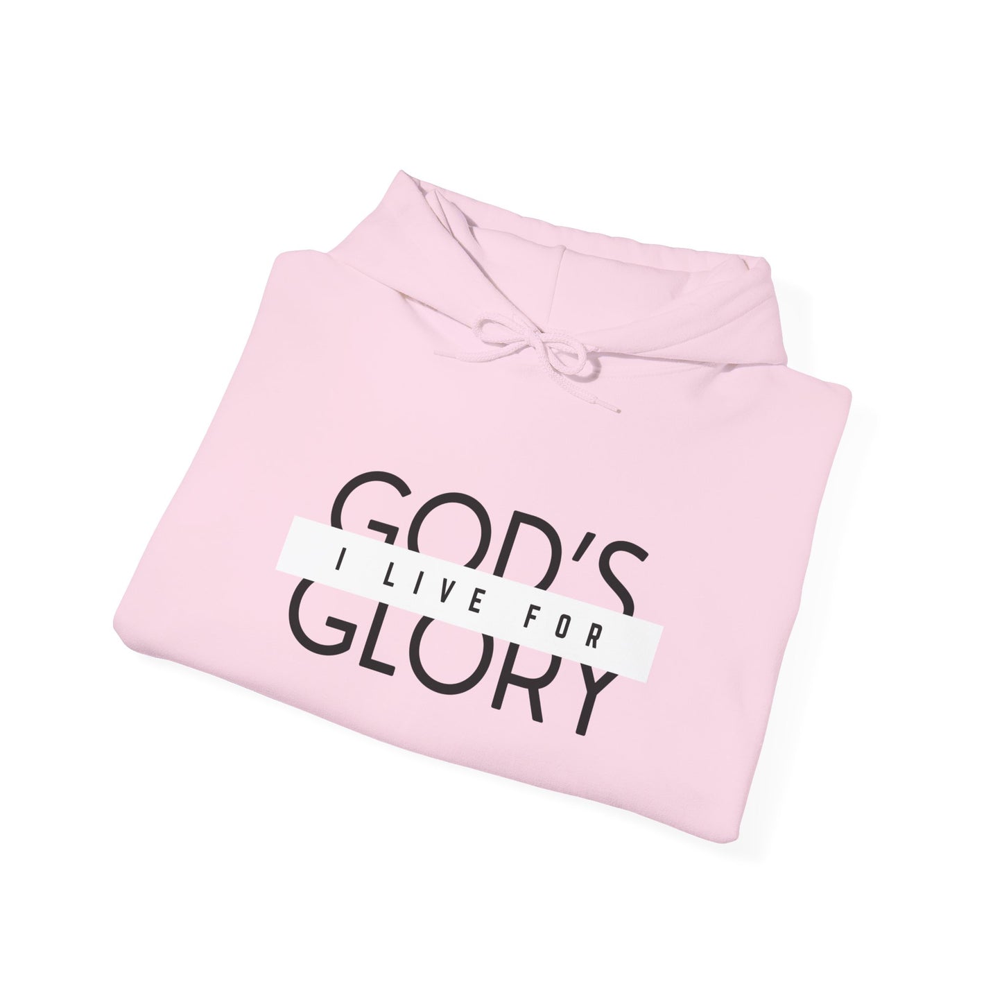 "i live for god's glory" women's heavy blend™ hooded sweatshirt